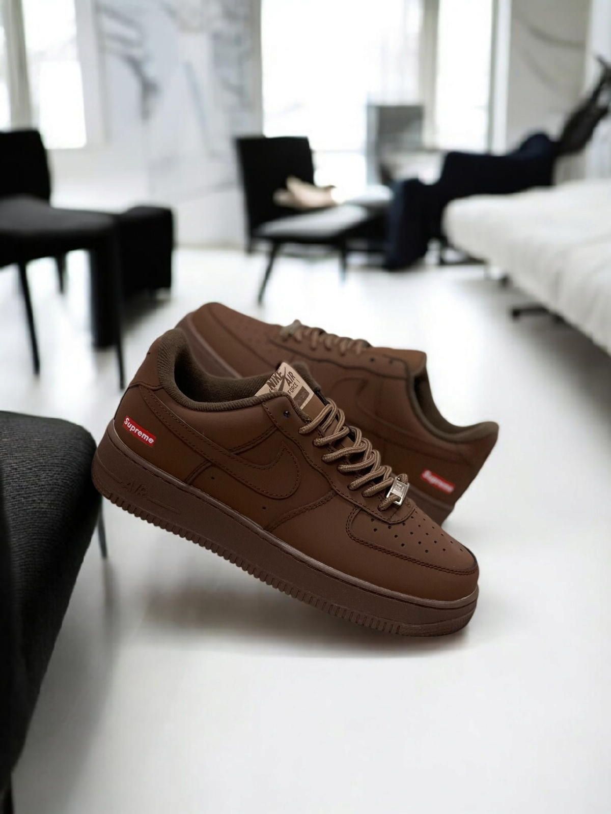 Nike Air Force One Low Supreme Baroque Brown