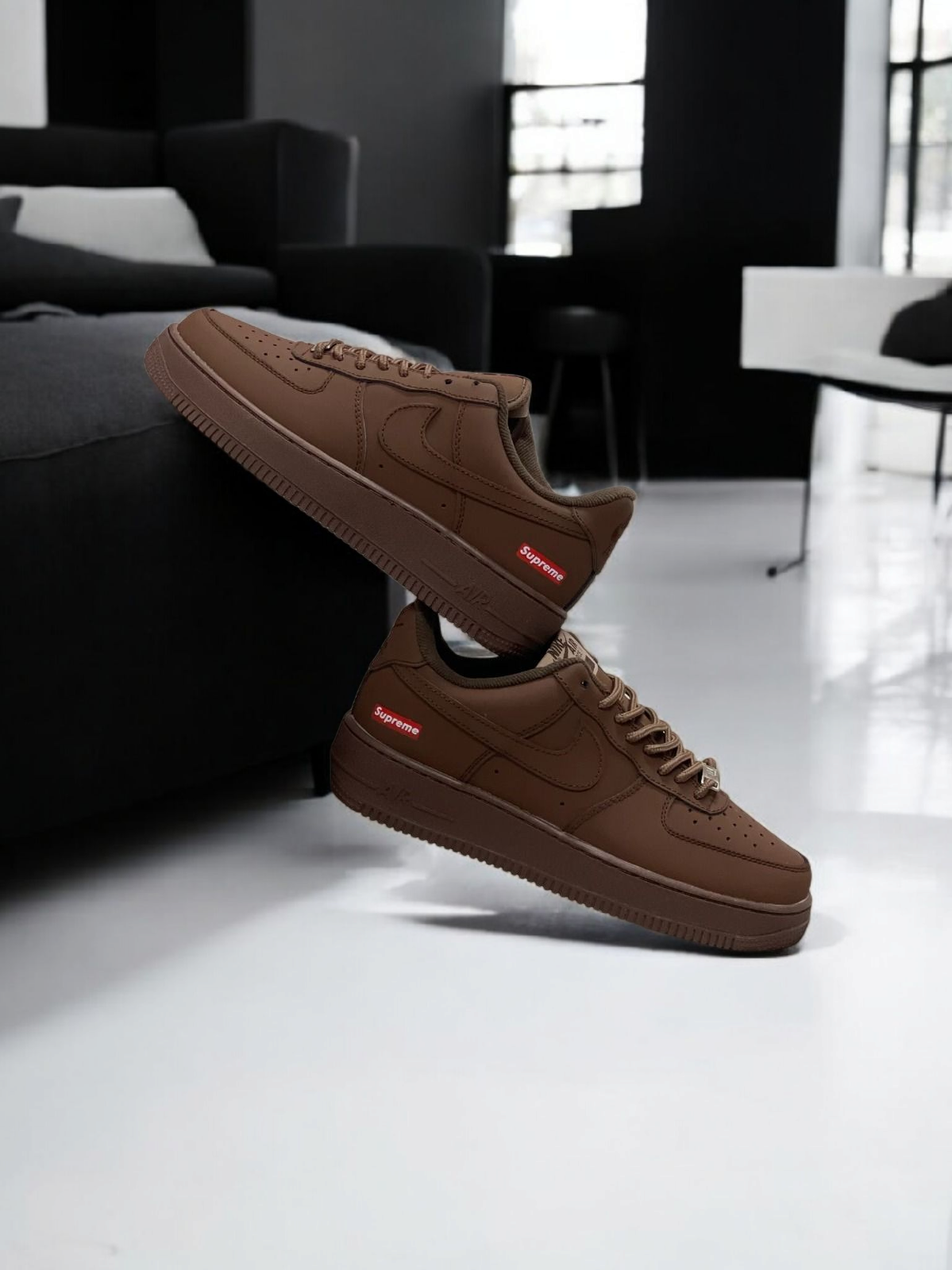 Nike Air Force One Low Supreme Baroque Brown
